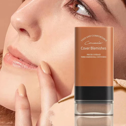 Eraser Foundation Stick – Velvet Smooth, Moisturizing Concealer & Liquid Foundation for Flawless, Long-Lasting Coverage